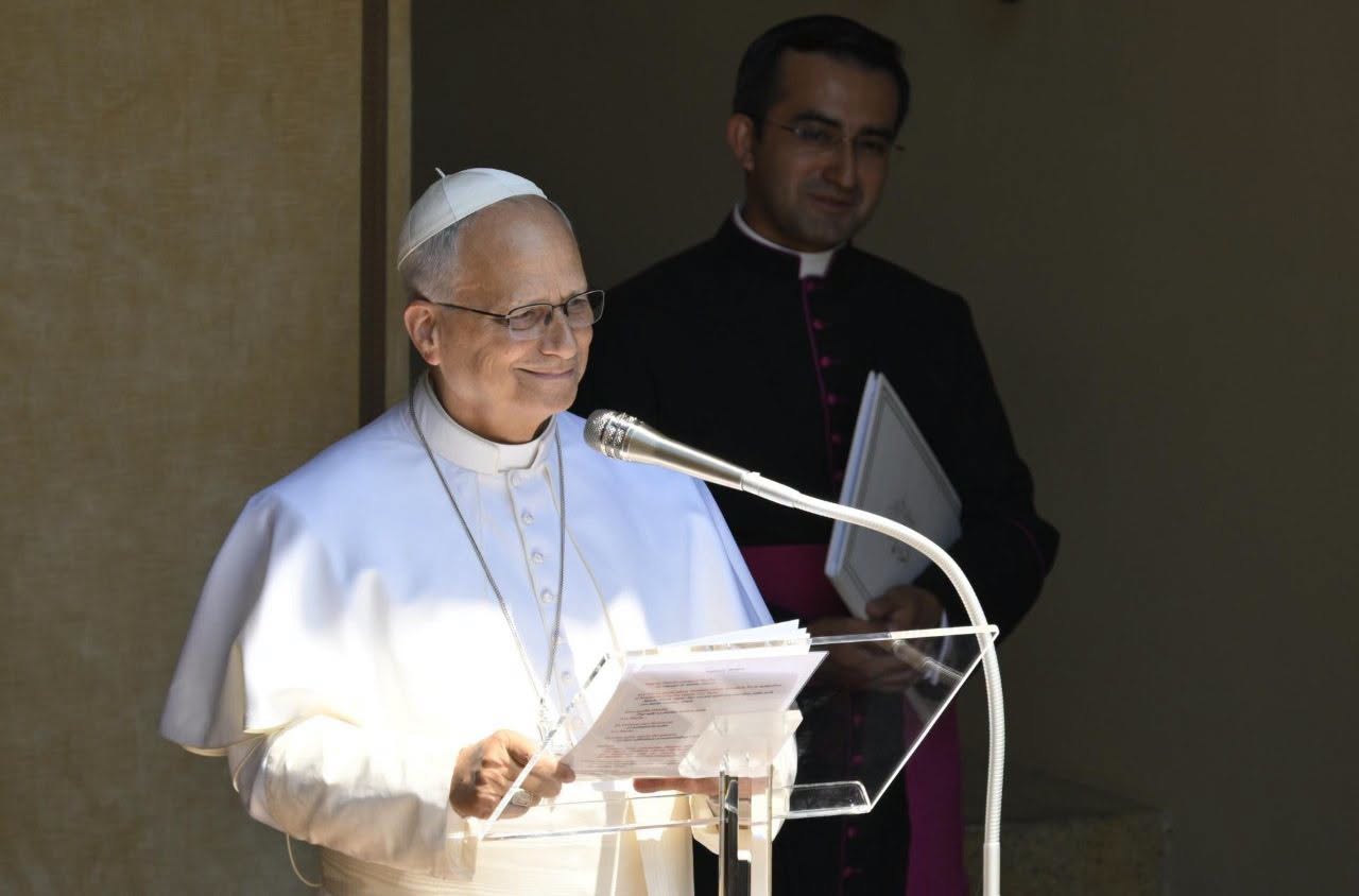 Isten nem szűnik meg hinni abban, amivé válhatunk – Leó pápa Úrangyala imája 1 Leo papa Urangyala 0712 c