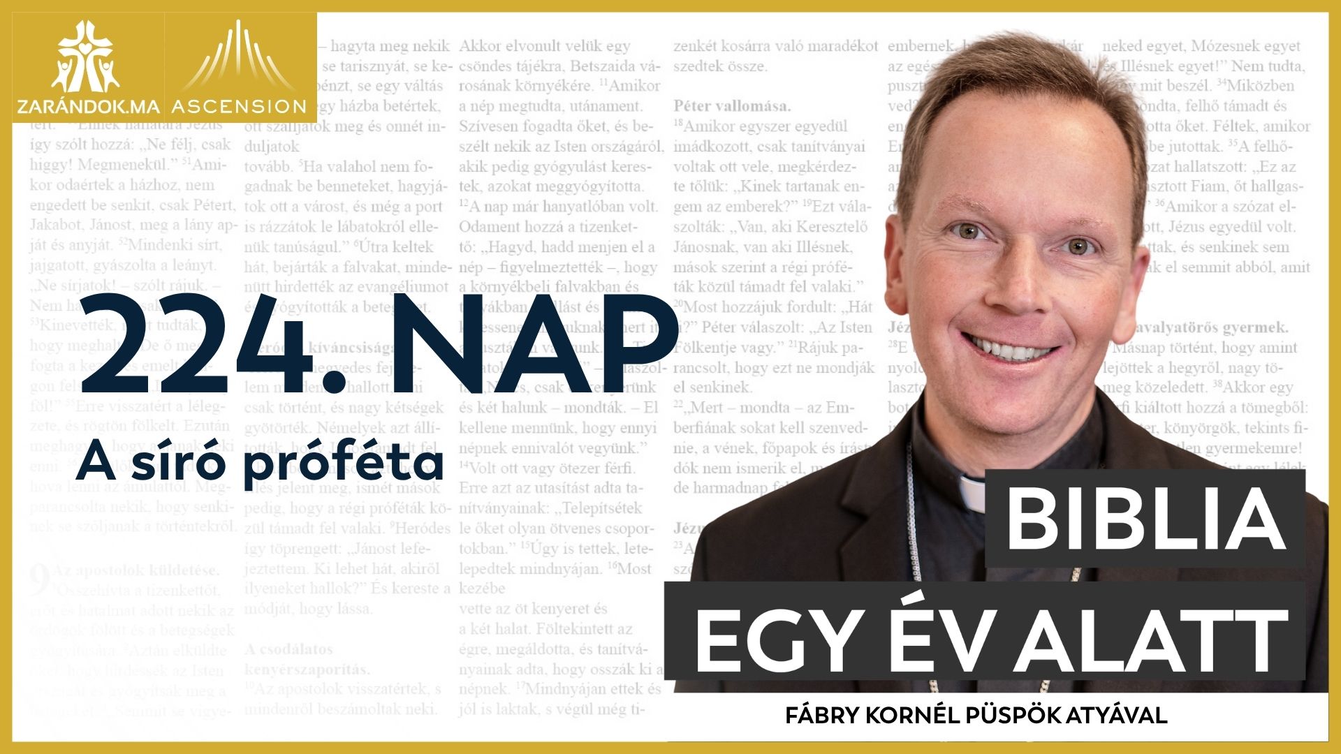224. nap: A síró próféta 1 BIY HU cover 224. nap