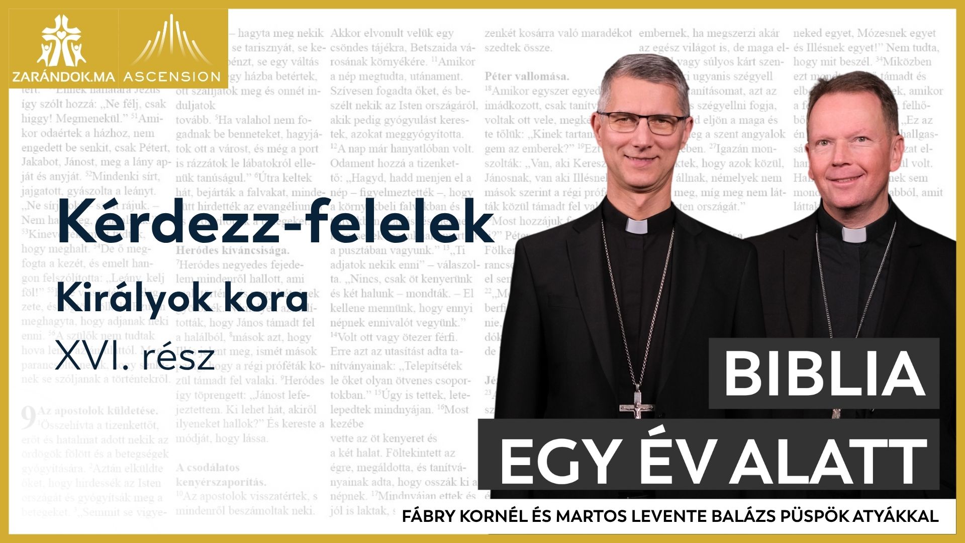 Gyógyulás, túlvilág, okkultizmus – Kérdezz–felelek a Biblia egy év alatt podcastben 1 BIY HU cover kerdezz felelek 16