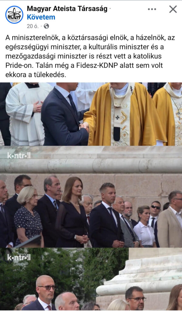 Katolikus Pride? 2 magyar ateista tarsasag augusztus 20