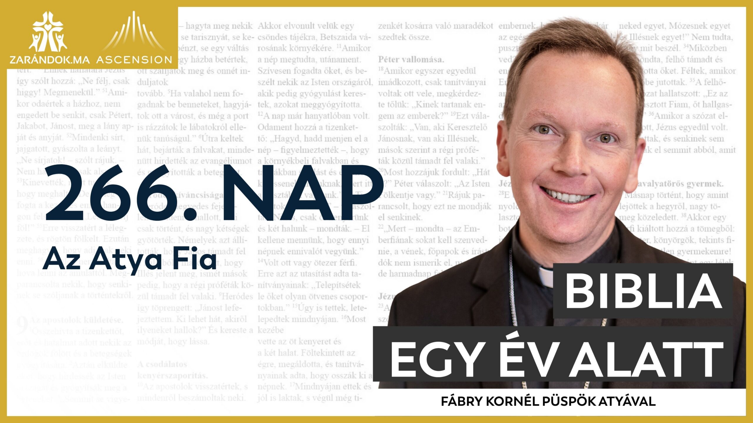 266. nap: Az Atya Fia 1 BIY HU cover 266. nap scaled