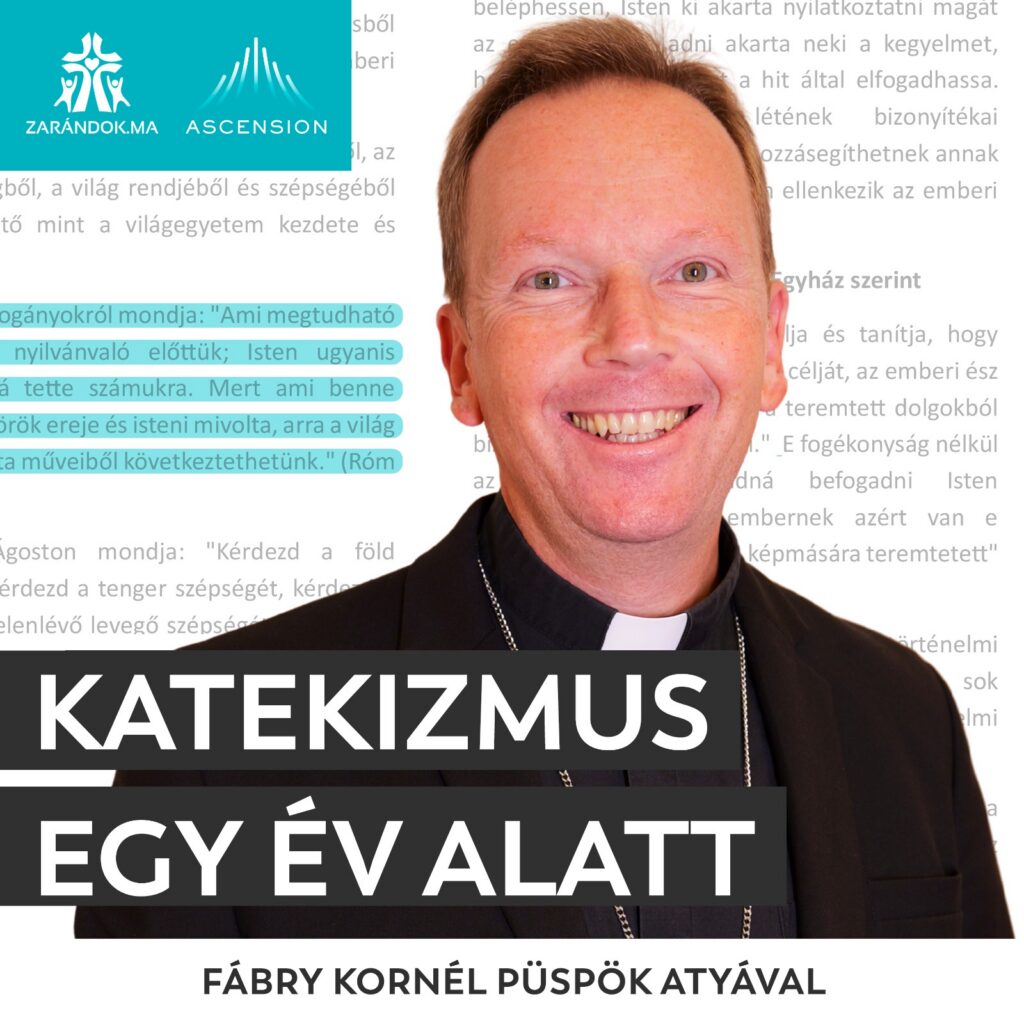 2027-ben indul a Katekizmus egy év alatt podcast Fábry Kornél püspökkel 2 Katekizmus egy ev alatt podcast cover