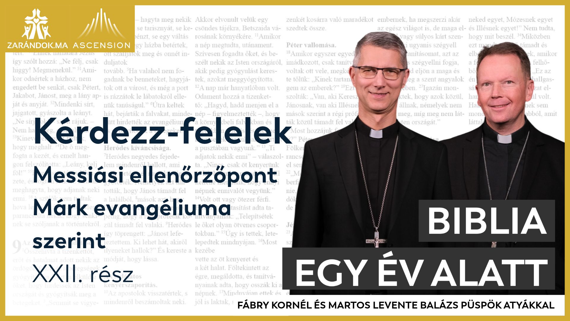 Miért beszélt Jézus példázatokban, és voltak-e testvérei? – Kérdezz–felelek a Biblia egy év alatt podcastban 1 BIY HU cover kerdezz felelek 22