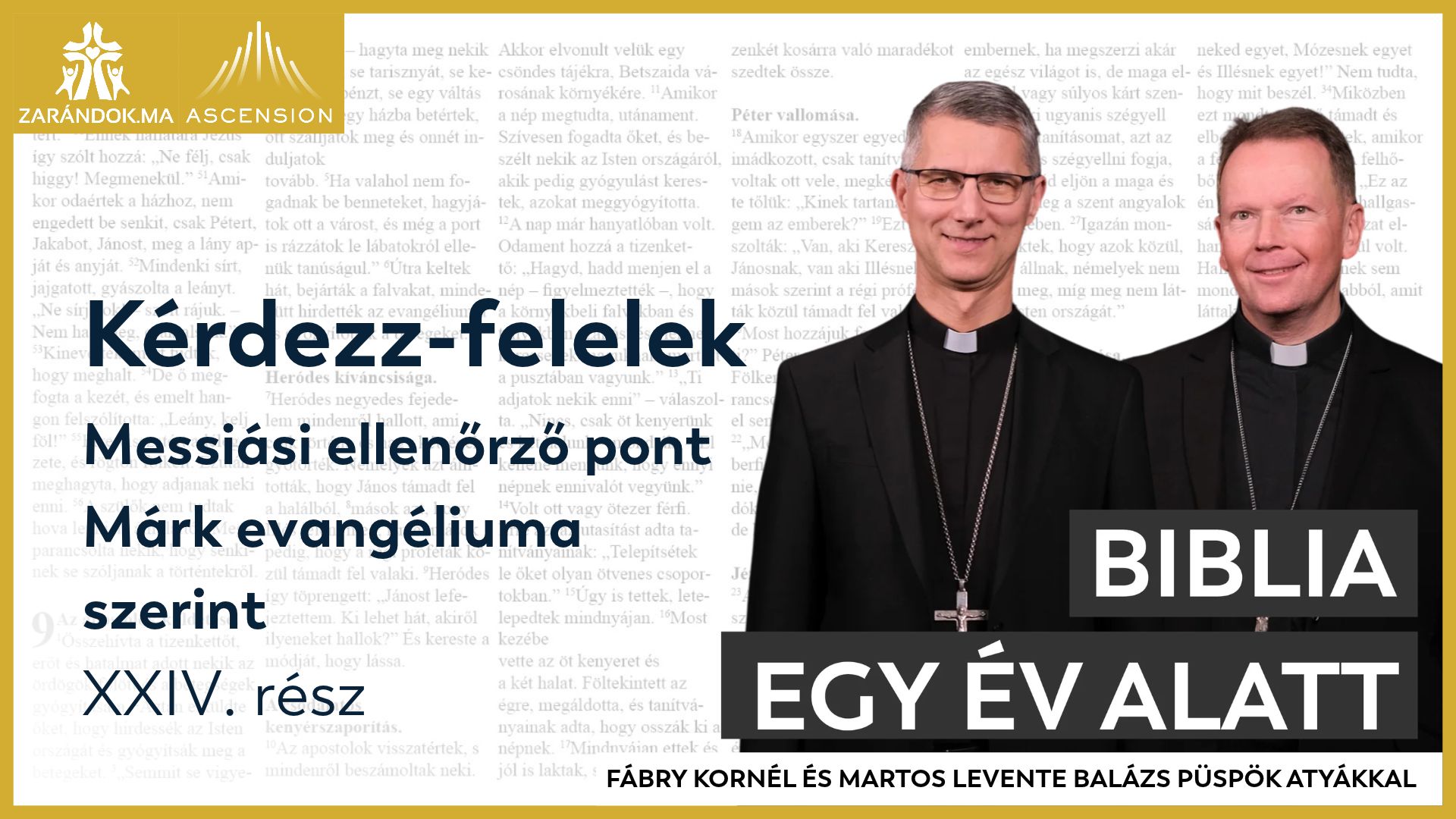 Üdvözülhetett a gazdag ifjú? És mi számít házasságtörésnek? – Kérdezz–felelek a Biblia egy év alatt podcastban 1 BIY HU cover kerdezz felelek 24