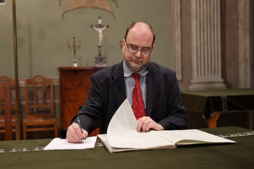 Prohászka Ottokár és a zsidókérdés – Mózessy Gergely történész-levéltáros a vitatott püspöki örökségről 3 Mozessy Gergely 2